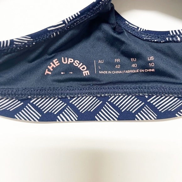 The Upside X Soul Cycle Womens The Alexa Vintage Printed Sports Bra Size US 10 - Picture 3 of 7
